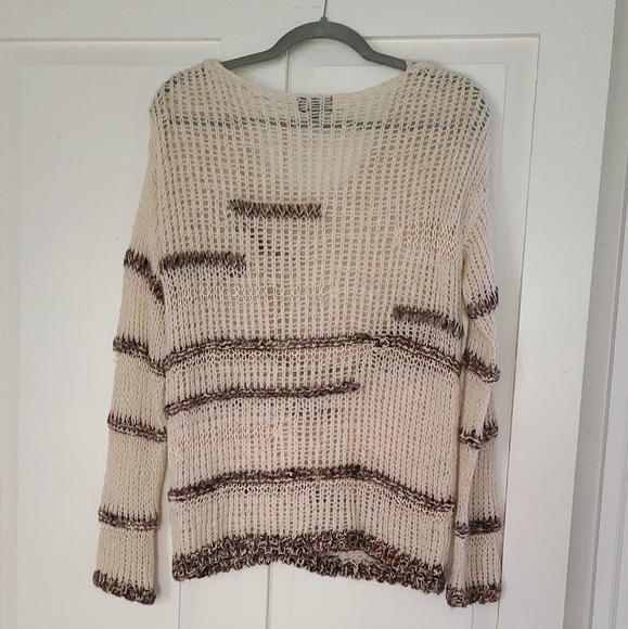 TOPSHOP open knit mixed yarn sweater - Picture 2 of 3
